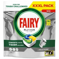 Fairy Platinum Lemon Kapsułki do Zmywarki All in1 96szt.